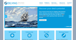 Desktop Screenshot of delving.org